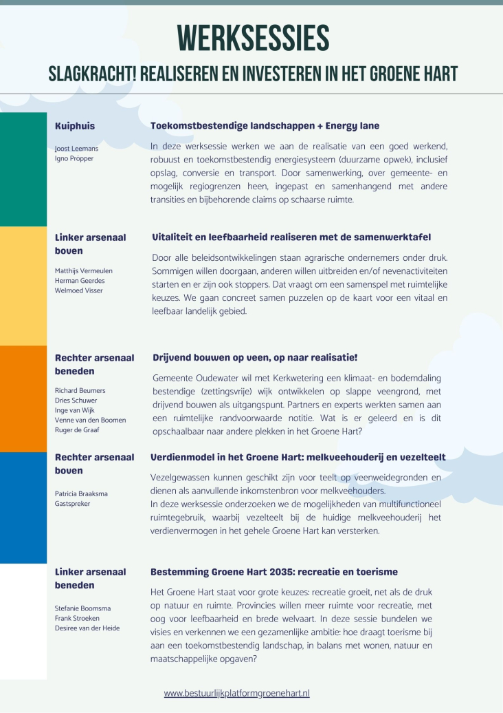 Programmaflyer Slagkracht Achterkant