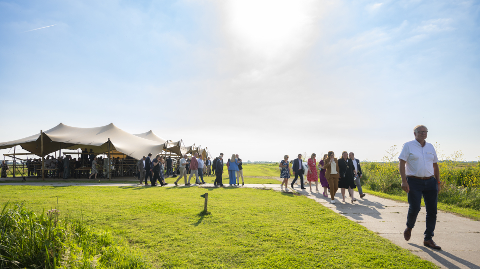 Beeldmerk Groene Hart jaarevenement 2024_Stad en land in groenblauw verband