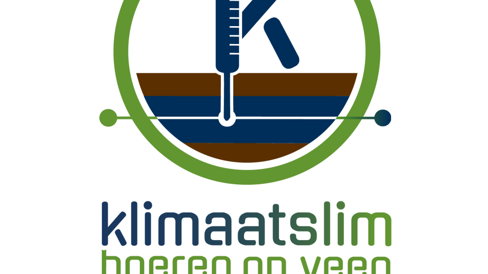 Logo Klimaatslimboeren op veen Groene Hart