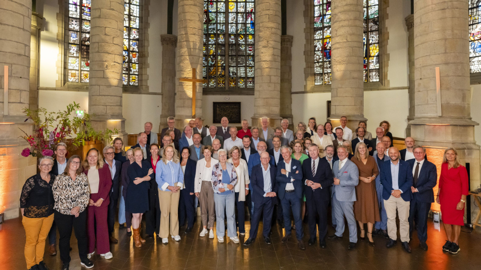 Groepsfoto Bestuurlijk Platform Groene Hart 2025