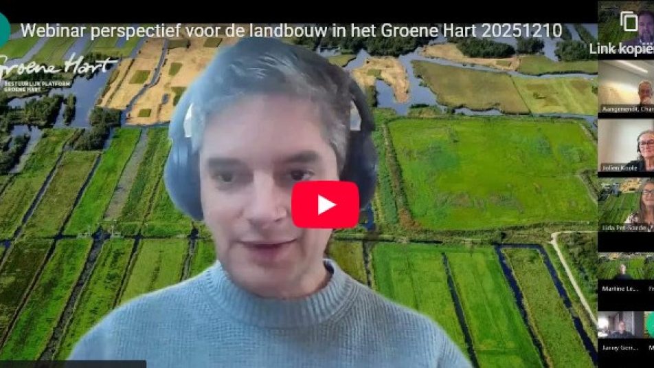 Beeldmerk Webinar perspectief voor de landbouw Groene Hart