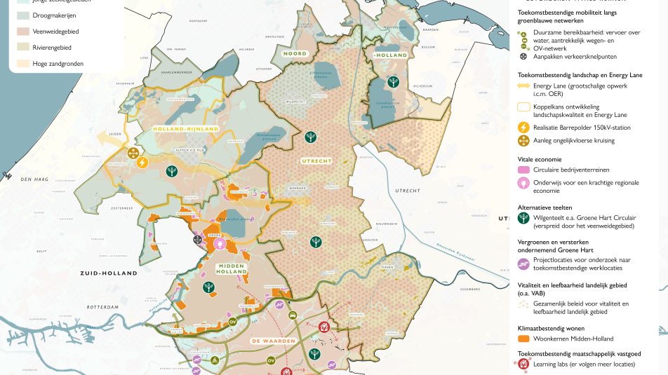 Sleutelprojectenkaart mobiliteit - energie - economie - wonen